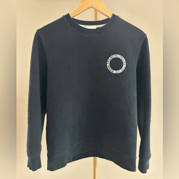Norse Projects Classic Black Sweatshirt – Size Medium - Picture 9 of 9